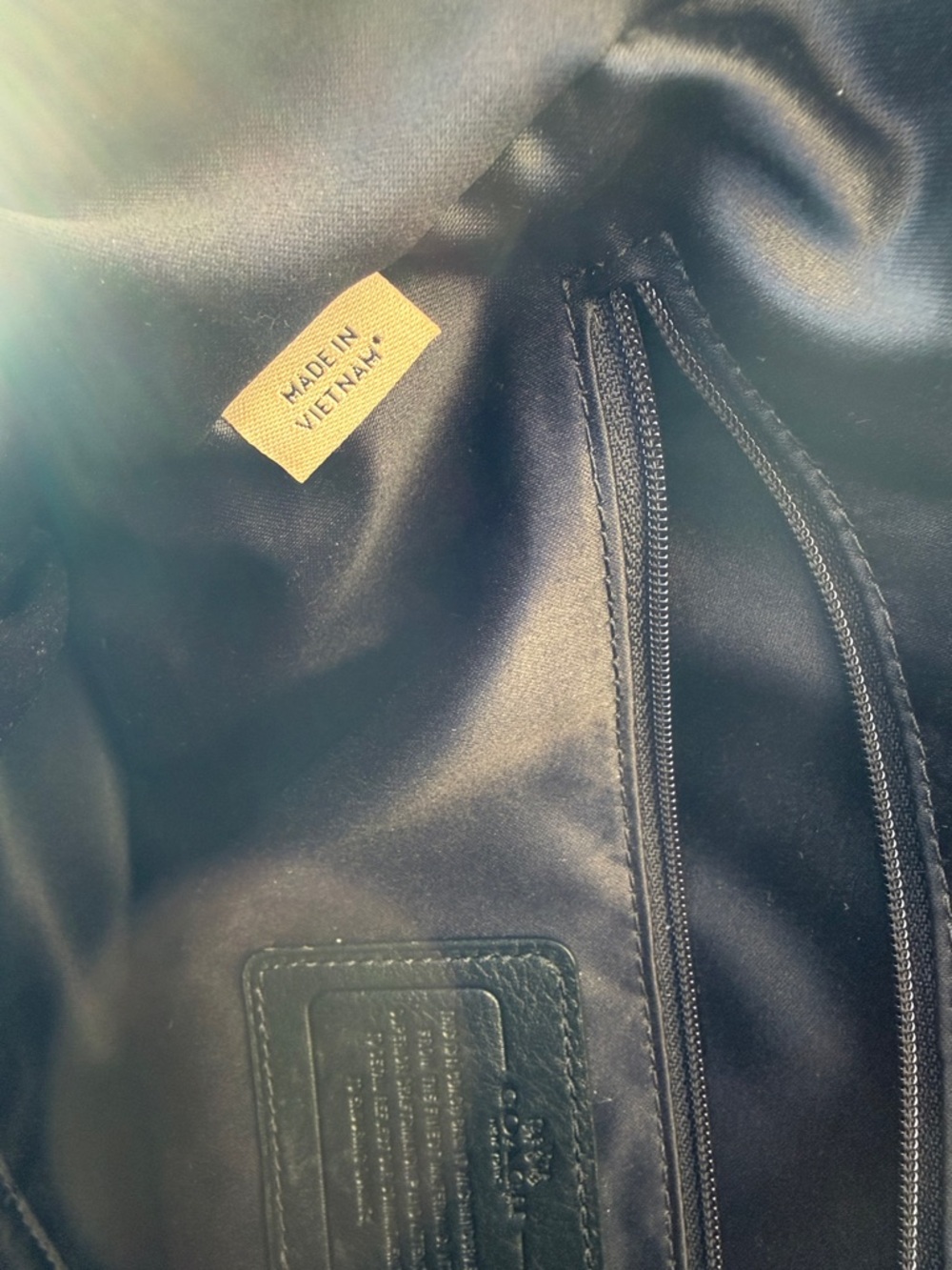 Coach Black Taylor Pebbled Leather Satchel Structured Tote with Front Pocket. - Picture 10 of 12